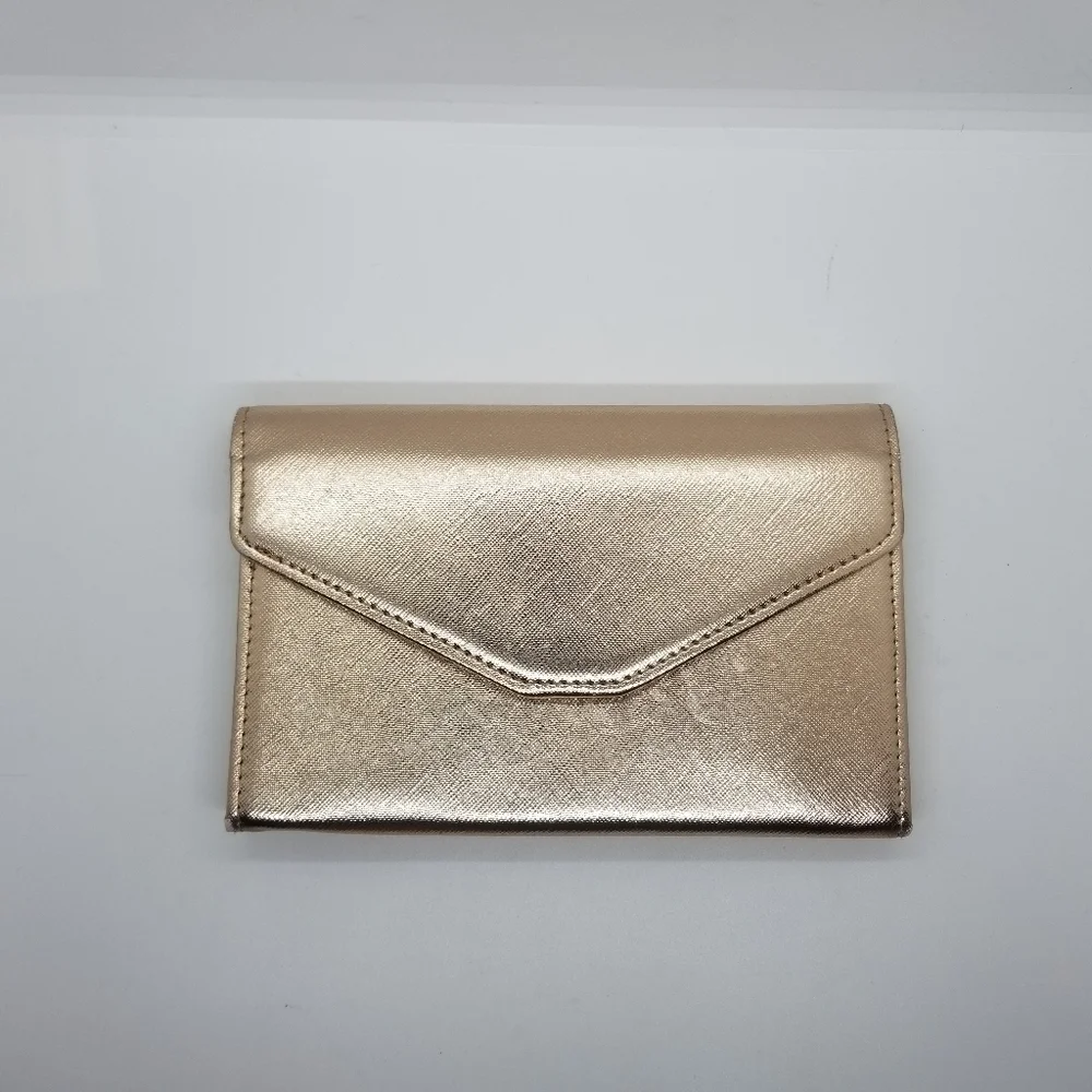 Zoppen rose gold RFID blocking passport travel wallet
